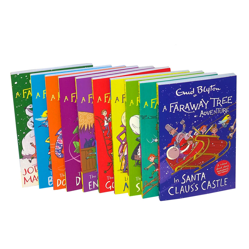 The Complete Faraway Tree Adventures 10 Colour Stories Books Collection Box Set by Enid Blyton