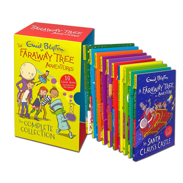 The Complete Faraway Tree Adventures 10 Books Collection Box Set by Enid Blyton – Classic Children's Fantasy Stories,Illustrated Paperback Book Series