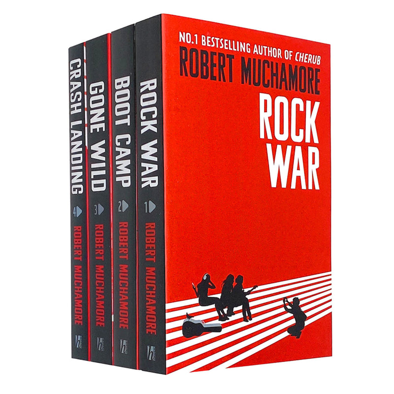 Robert Muchamore Rock War Series (1-4) Collection 4 Books Set Pack