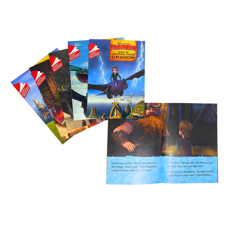 How to Train your Dragon DreamWorks Readers Series 6 Books Collection Set