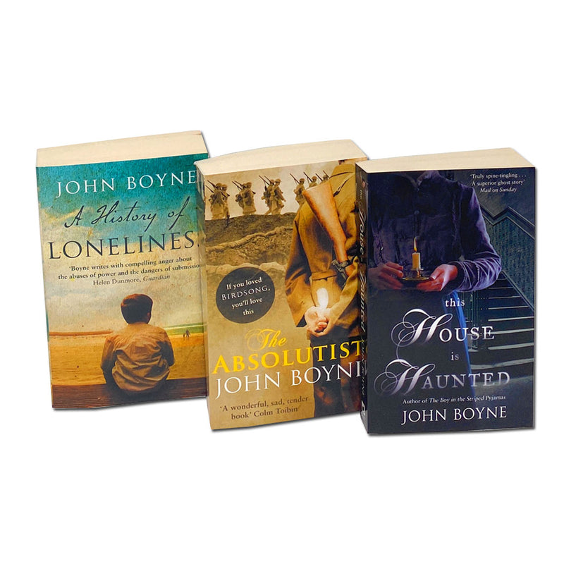 John Boyne 3 Books Collection Set A history of loneliness This House is Haunted