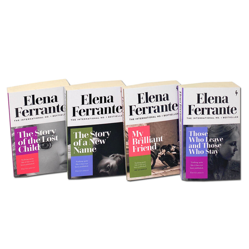 My Brilliant Friend Series Collection Elena Ferrante 4 book Set Neapolitan Novel