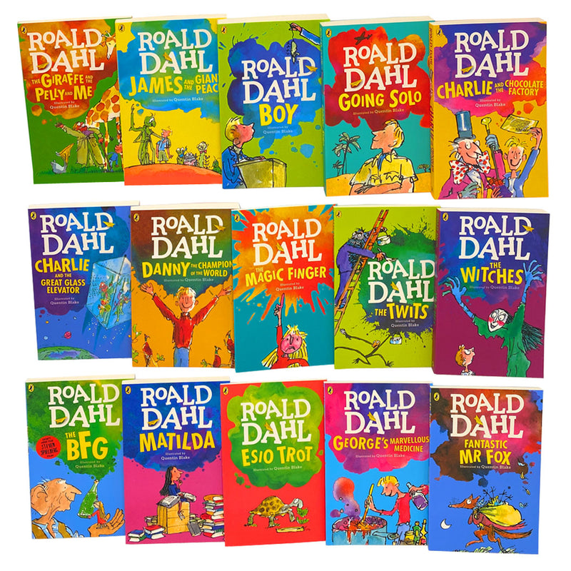 Roald Dahl Children's Books Collection 16 Books Set The Witches Matilda  Esio Tro