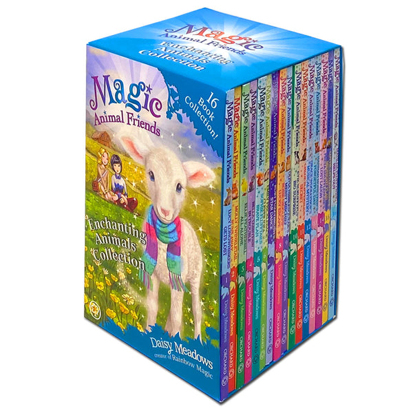 Magic Animal Friends Series 16 Book Set by Daisy Meadows – Children's Fantasy Fiction Collection, Paperback Adventure Stories for Fun Reading