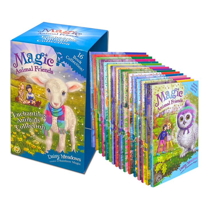 Magic Animal Friends Series 16 Book Set by Daisy Meadows – Children's Fantasy Fiction Collection, Adventure Stories for Fun Reading