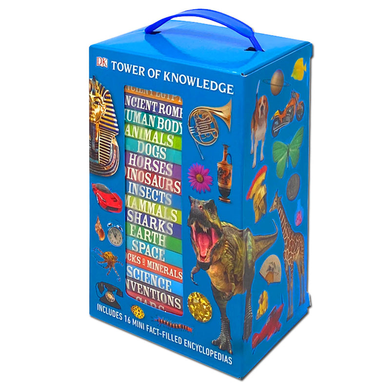 DK Tower of Knowledge 16 Mini Fact Filled Encyclopedias