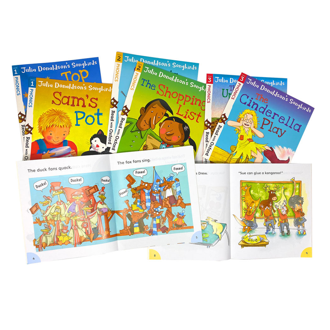 Julia Donaldson's 36 Songbirds Phonics Books Collection – Lowplex
