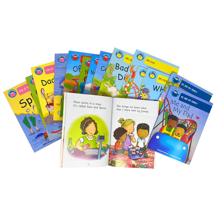 Start Reading Library 52 Book Collection Box Set – Level 1 to 9 | Early Reading Practice for Kids 6+, Children's Books for Literacy, Learning & Fun