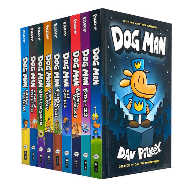 Dav Pilkey 10 Books Collection Set Adventures of Dog Man Series Inc World Day Book