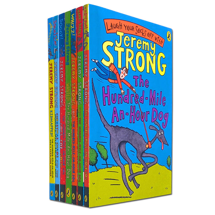 Jeremy Strong The Hundred-Mile-An-Hour Dog Canine Collection – 7-Book Set of Fun & Humorous Dog Stories for Kids, Young Readers & Animal Lovers