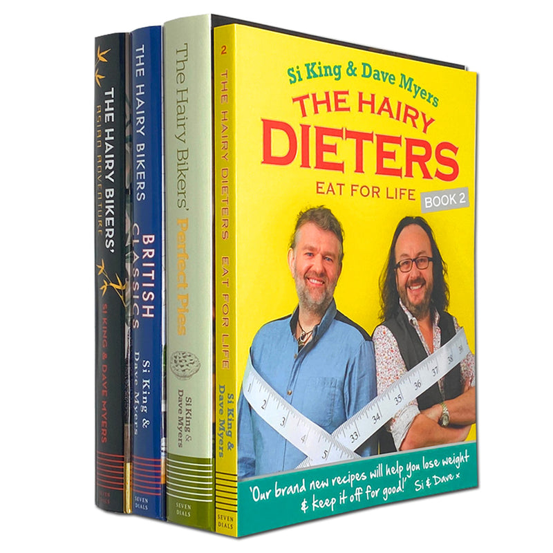 Hairy Bikers 4 Recipe Books Set Collection Including Perfect Pies