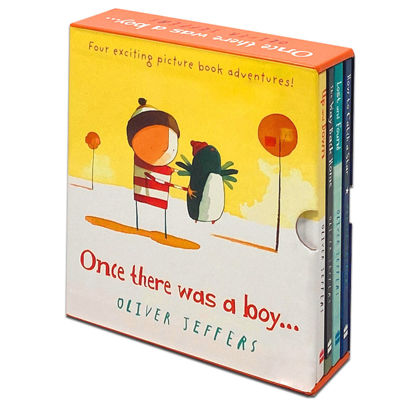 Oliver Jeffers Once there was a boy Collection 4 books Box Set