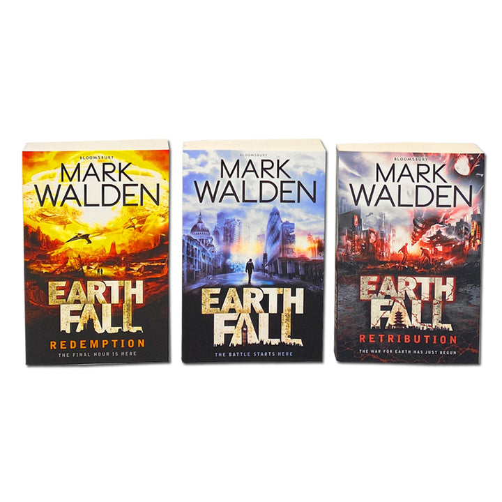 Mark Walden Earthfall Series 3 Collection Book: Gripping Young Adult Action Trilogy with Thrilling Dystopian Adventure and Suspense-Filled Novels