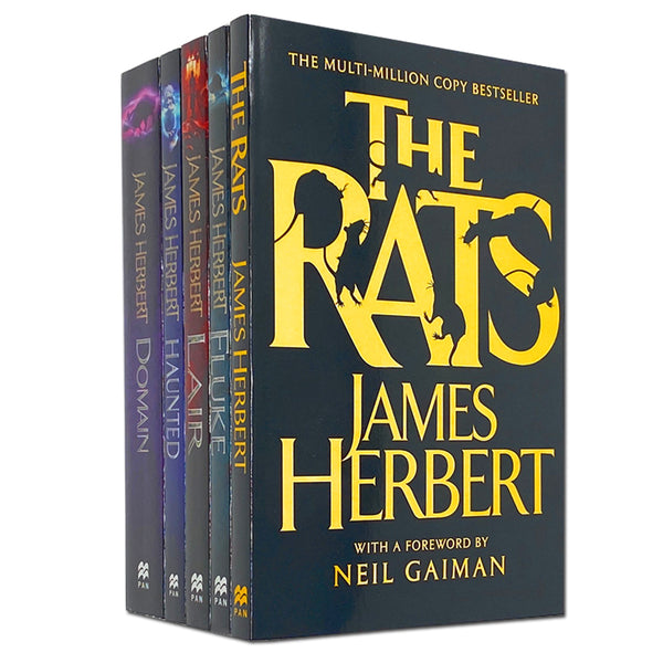James Herbert Horror Fiction Paperback Book Set | 5 Books Collection – The Rats, Haunted, Domain & More | Classic Thriller for Gripping Reads