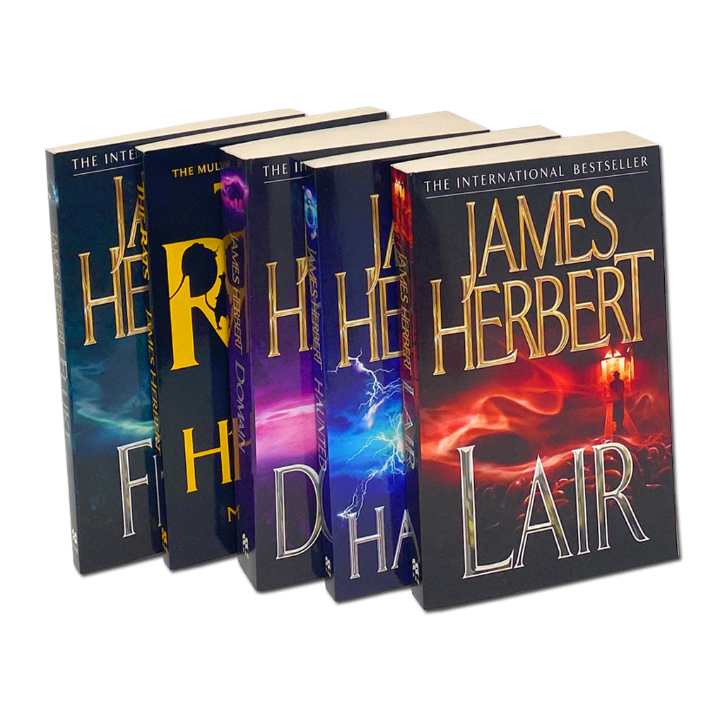 James Herbert 5 Books Set - The Rats, Haunted, Domain, and Others
