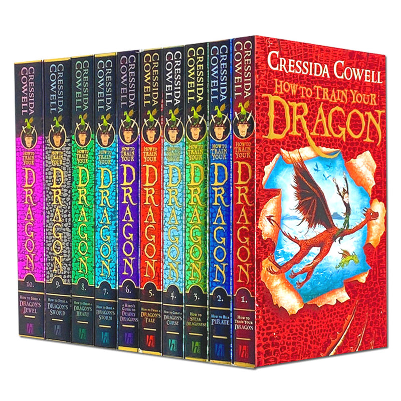 How to Train Your Dragon 10 Books Collection Set By Cressida Cowell