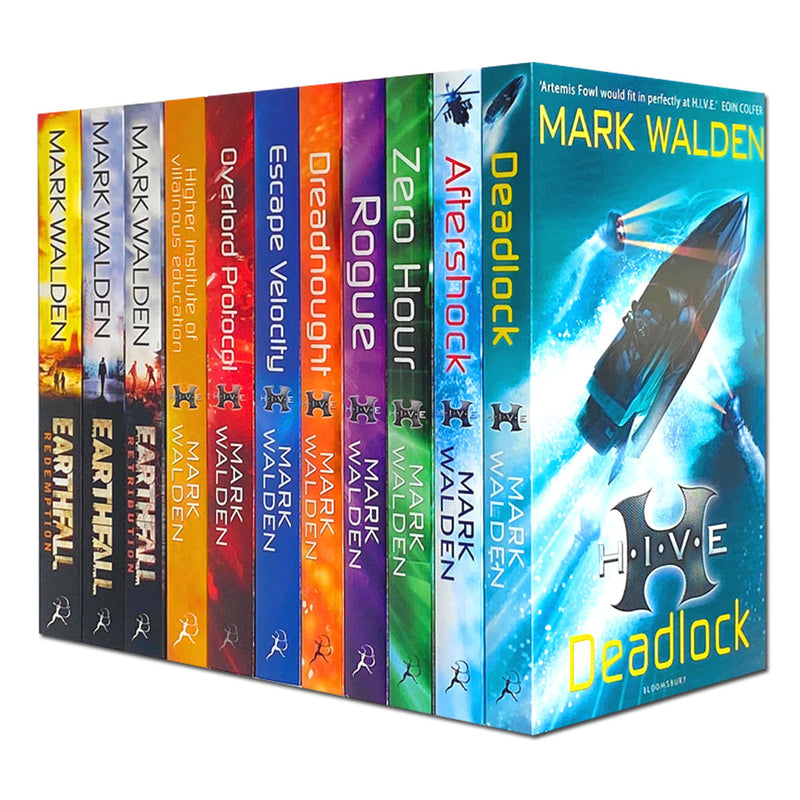 Mark Walden 11 Books Set Collection, Earth Fall, Hive...