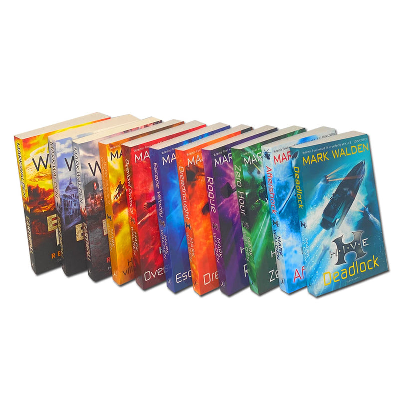 Mark Walden 11 Books Set Collection, Earth Fall, Hive...