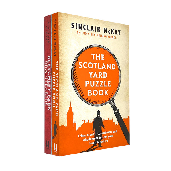 Sinclair McKay 2 Books Collection Set Scotland Yard Puzzle, Bletchley Park Brain