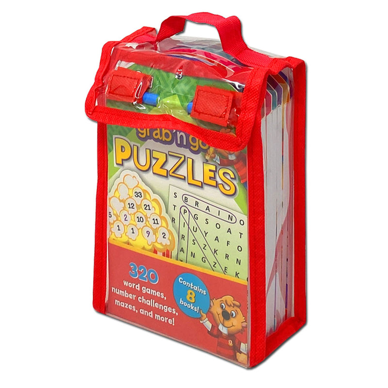 Jr Grab n Go Puzzles 6+ 8 Set Collection in Bag