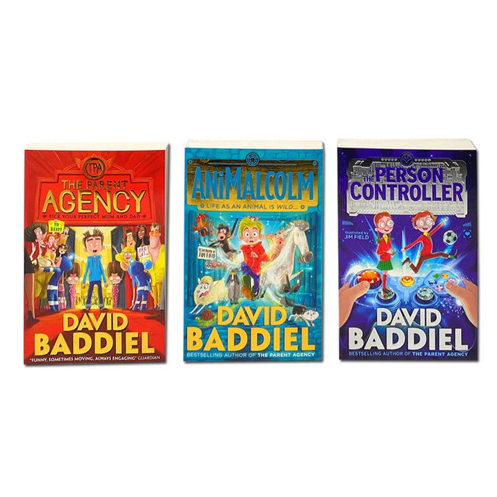 Blockbuster David Baddiel 3 Book Collection Set (The Parent Agency & More) | Funny Children's Fiction, Adventure, Family, Imagination