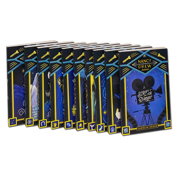 Nancy Drew Diaries 90th Anniversary Collection 10 Books Set by Carolyn Keene