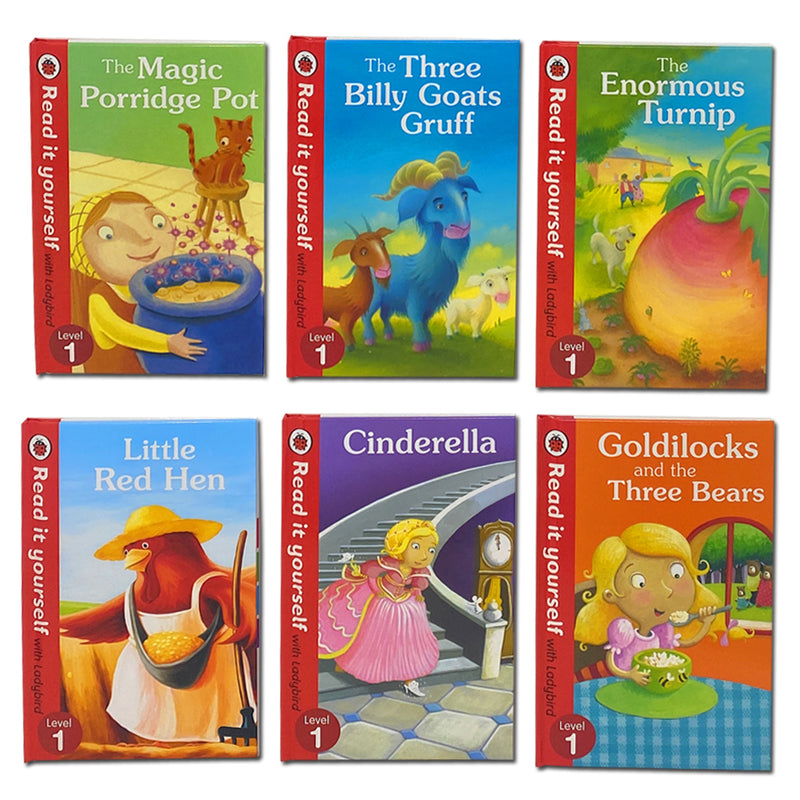 Read it Yourself with Ladybird 6 Books Box Set Level 1