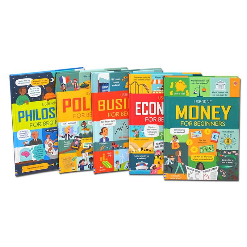 Usborne Big Subjects For Beginners 5 Books Collection Box Set