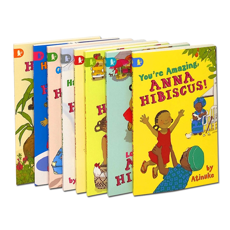 Anna Hibiscus Series 8 Books Collection Set by Atinuke Children Books Fiction PB