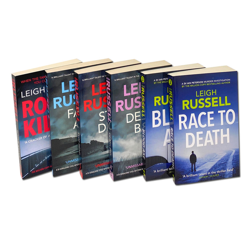 Leigh Russell A DI Geraldine Steel 6 Books Set Collection