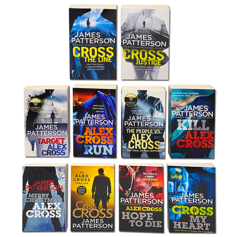 James Patterson Alex Cross Collection 10 Books Set