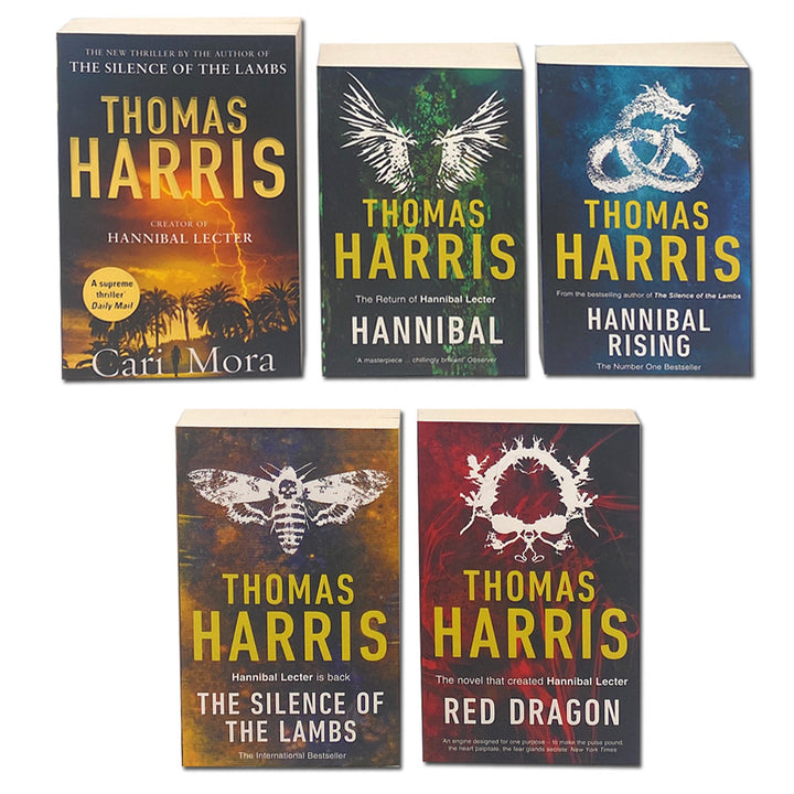 Cari Mora and Hannibal Lecter Series Collection 5 Books Set by Thomas Harris – Crime Thriller Book Set Featuring for Mystery & Suspense Fans