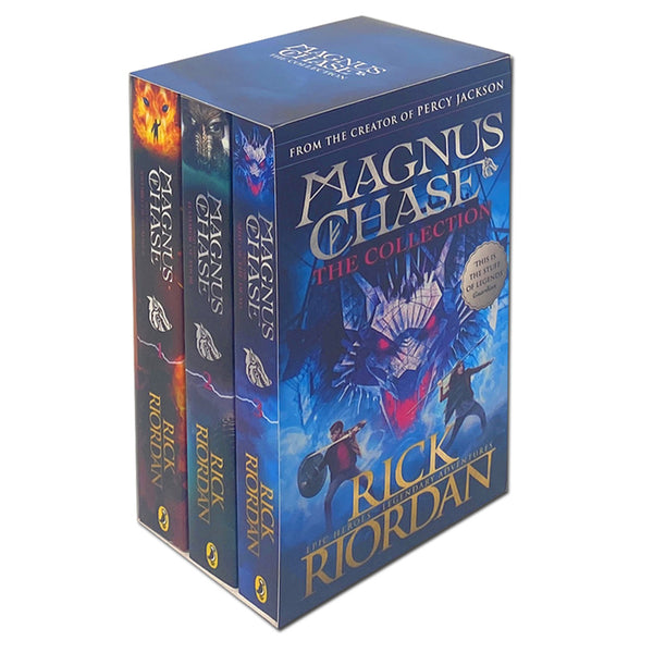 Magnus Chase 3 Books Set Collection Box Set Rick Riordan, Hammer Of Thor