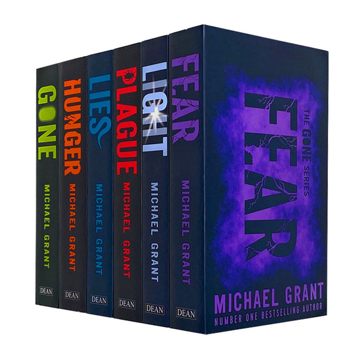 Gone Series – 6-Book Box Set by Michael Grant | YA Dystopian Fiction Collection with Hunger, Lies, Plague & Light – Teen Adventure & Survival Series