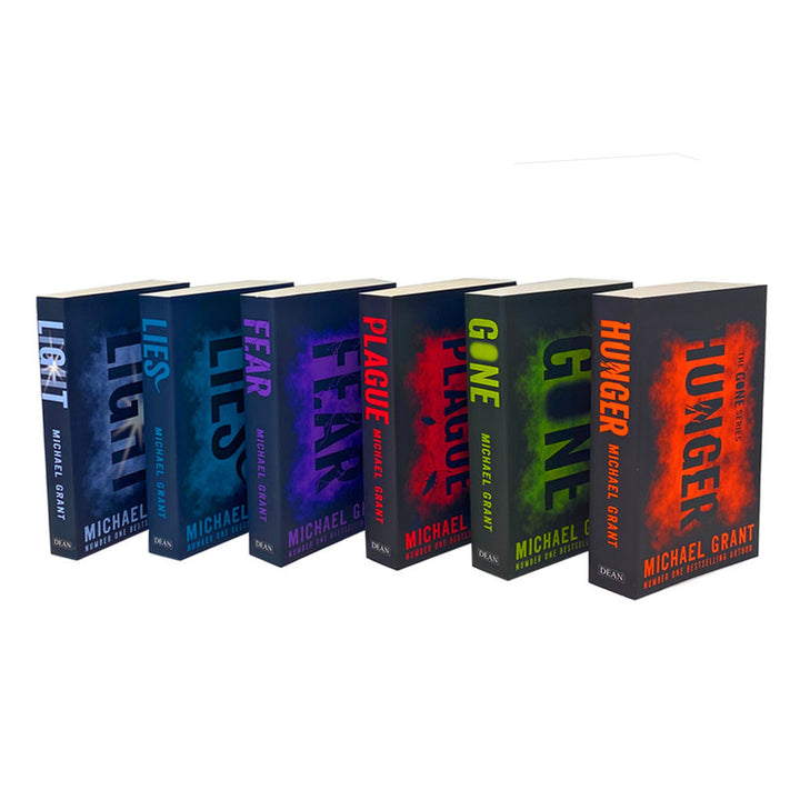 Gone Series – 6-Book Box Set by Michael Grant | YA Dystopian Fiction Collection with Hunger, Lies, Plague & Light – Teen Adventure & Survival Series