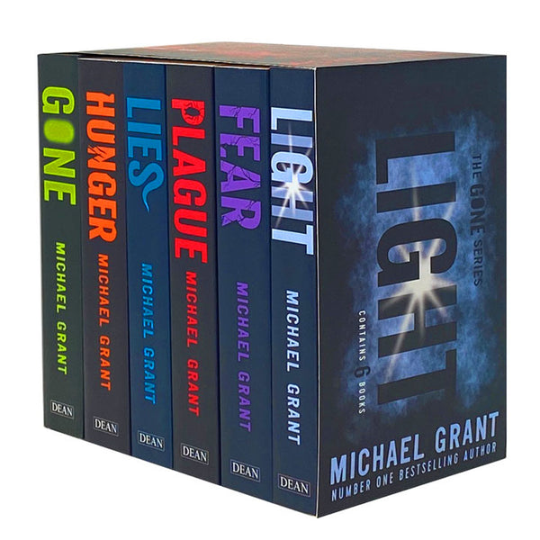 Gone Series Collection – 6 Book Box Set by Michael Grant (Includes: Hunger, Lies, Plague, Light) | YA Dystopian Adventure | Teen Fiction Paperback Set