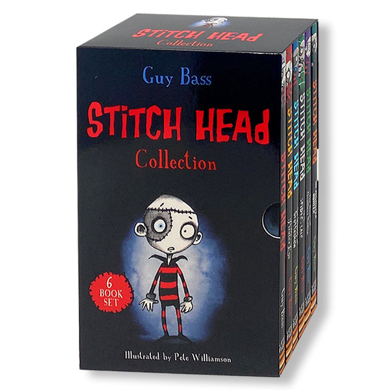 Stitch Head Collection 6 Books Set By Guy Bass Inc Ghost of Grotteskew, Monster Hunter