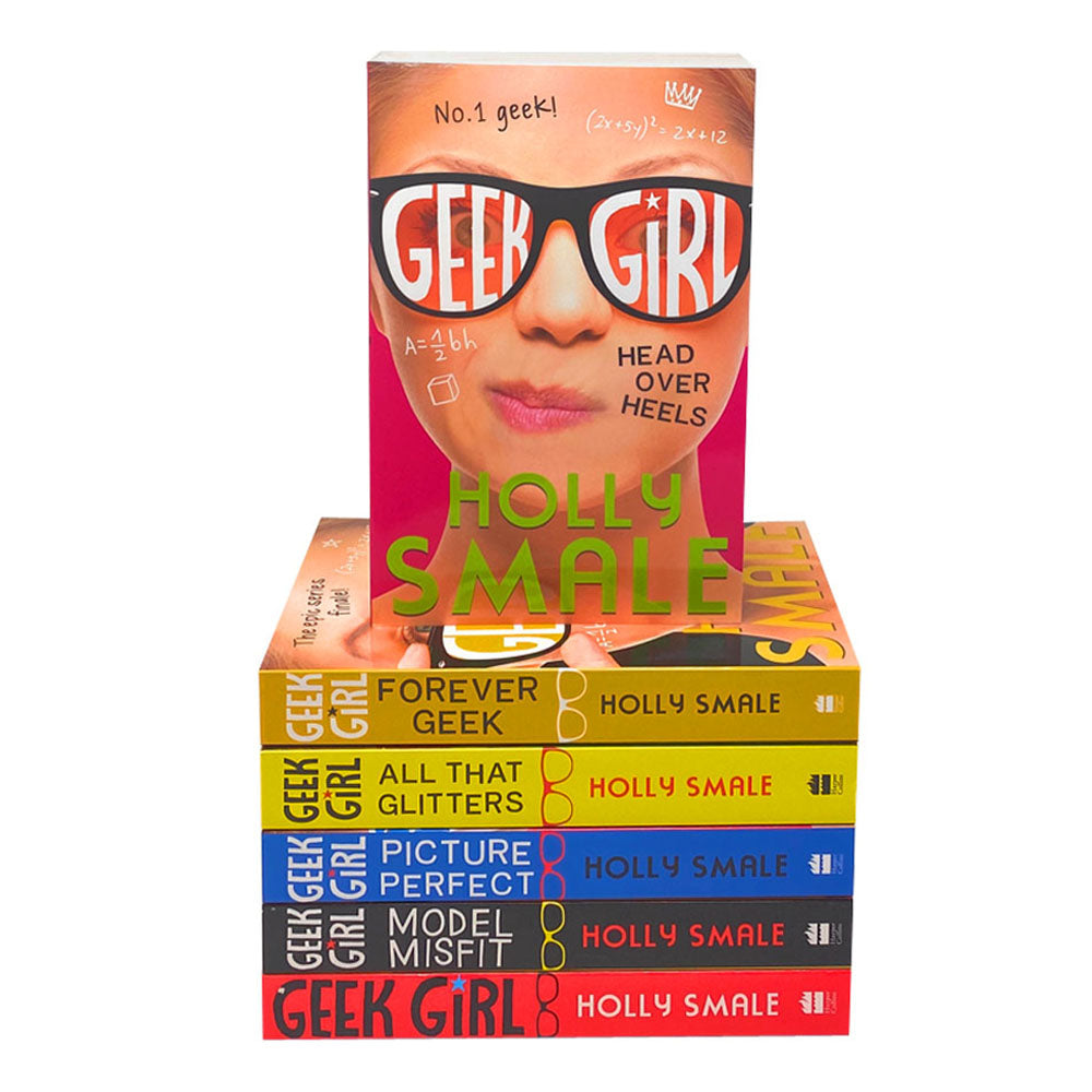 Geek Girl Series 6 Books Set by Holly Smale, Head Over Heels – Teen Fiction, Humor, Friendship, Relatable Geek Culture, Confidence, Must-Read