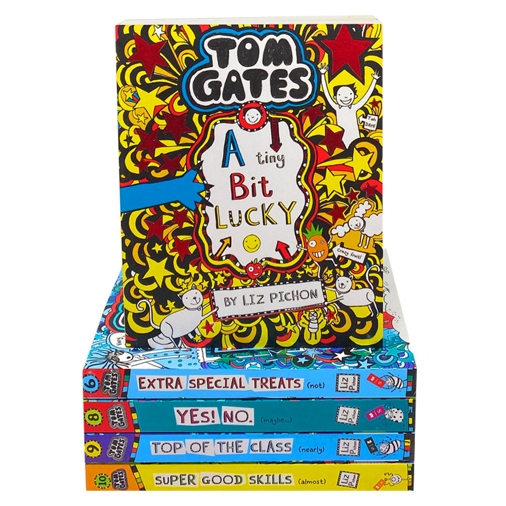 Tom Gates 5 Books Collection Set By Liz Pichon Series 2 (6-10) | Fun & Humorous Stories for Kids | Adventure, Creativity & School Life