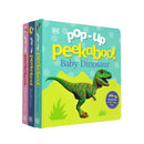 Pop-Up Peekaboo Collection 3 books Set by DK(Pop-Up Peekaboo, I Love You,Bedtime,Baby Dinosaur)