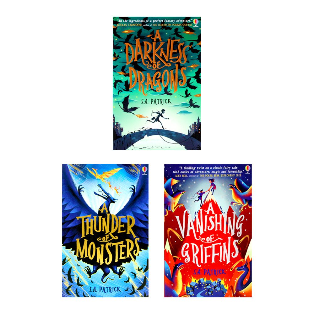 Songs of Magic 3 Book Collection Set by S. A. Patrick – Dragons, Griffins, Monsters, Magical Fantasy Adventure Series for Kids, Young Readers, Fiction