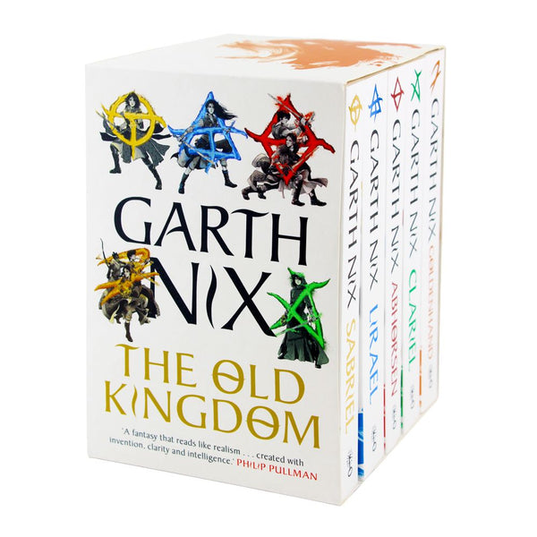 Photo of The Old Kingdom Series 5 Book Box Set by Garth Nix on a White Background