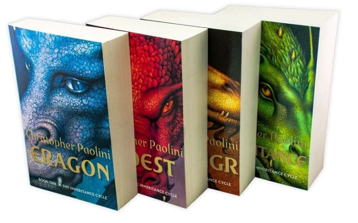 The Inheritance Cycle Series 4 Paperback Book Collection by Christopher Paolini| Epic Fantasy Adventure, Dragons, Magic & Bestselling Young Adult Saga