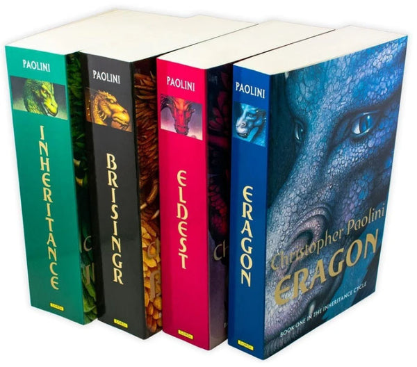 The Inheritance Cycle Series 4 Paperback Book Collection by Christopher Paolini| Epic Fantasy Adventure, Dragons, Magic & Bestselling Young Adult Saga