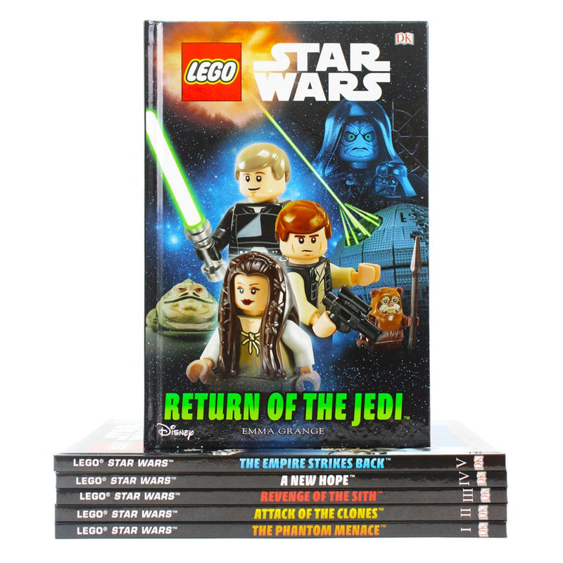 LEGO Star Wars Episodes I-VI The Complete Library 6 Book Box Set