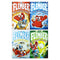 Jamie Smart's Flember Series 4 Books Collection Set (The Glowing Skull, The Secret Book, The Power of the Wildening, The Crystal Caves)