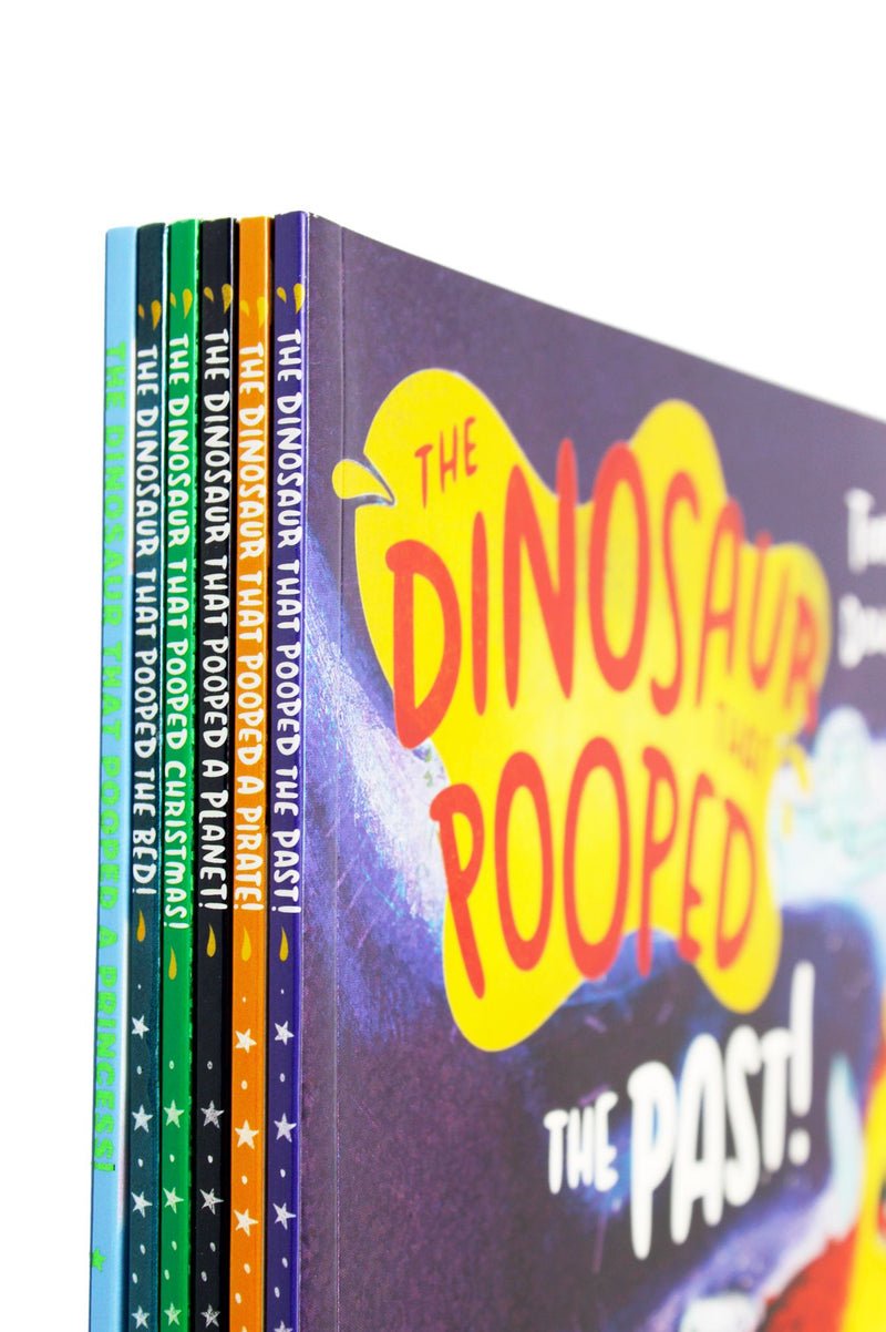 The Dinosaurs That Pooped Collection 6 Books Set By Tom Fletcher & Dougie Poynter