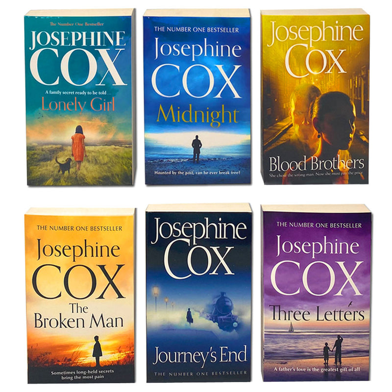 Josephine Cox 6 Books Collection Set, Blood Brothers, Midnight, Lonely Girl