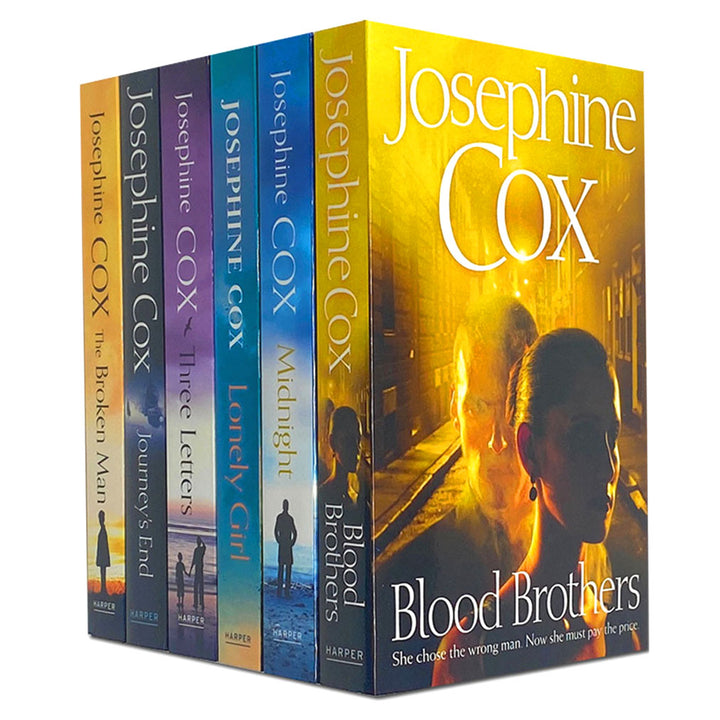 Josephine Cox 6 Book Collection Set – Fiction Drama Novels Series with Blood Brothers, Midnight, Lonely Girl by HarperCollins Author