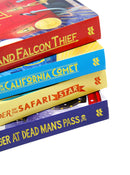 Adventures on Trains 4 Books Collection Set By M. G. Leonard & Sam Sedgman (Danger at Dead Man's Pass, Murder on the Safari Star & More)
